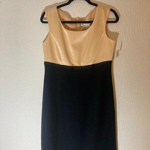Jessica Howard Custard & Black Formal Dress Size 8